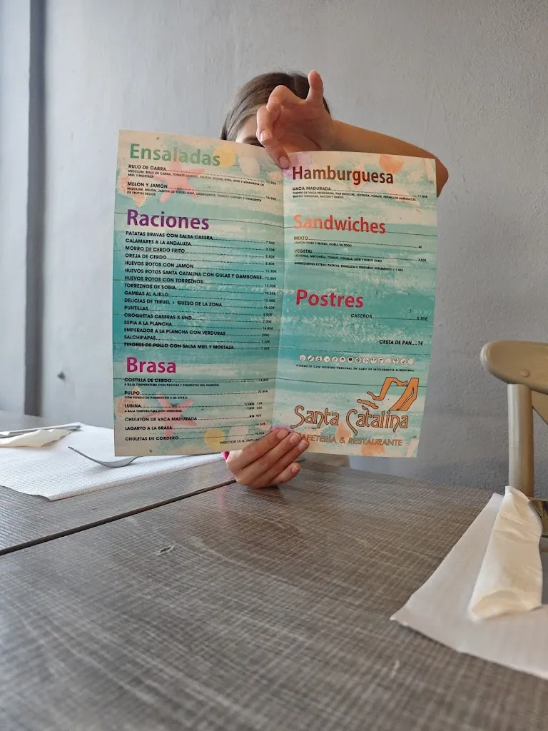 Menu_Cafetería Restaurante Santa Catalina_Manzanera_image_1