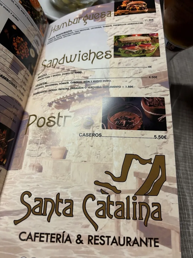 Menu_Cafetería Restaurante Santa Catalina_Manzanera_image_4