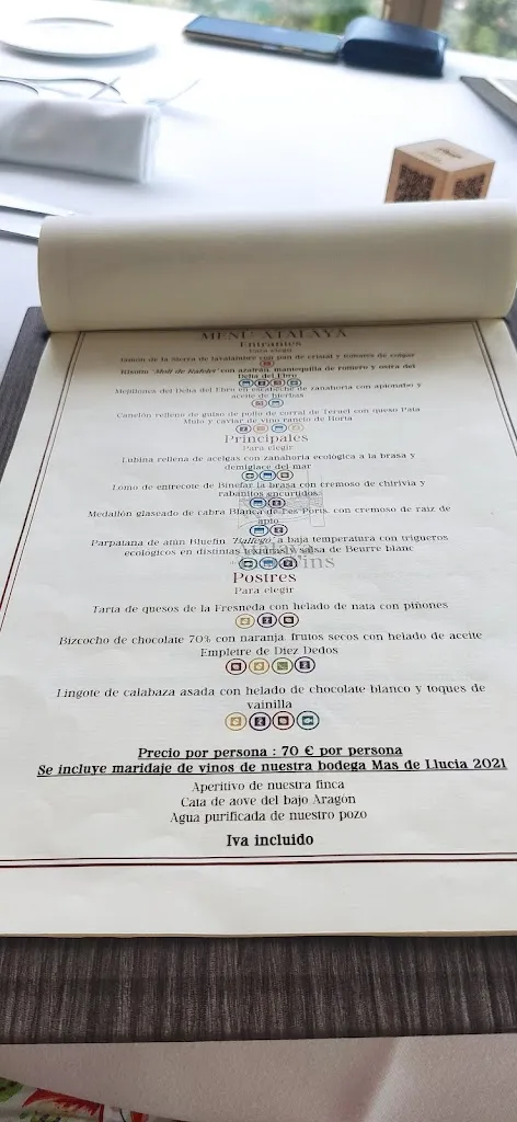 Menu_Restaurante La Atalaya del Tastavins_Mazaleón_image_1