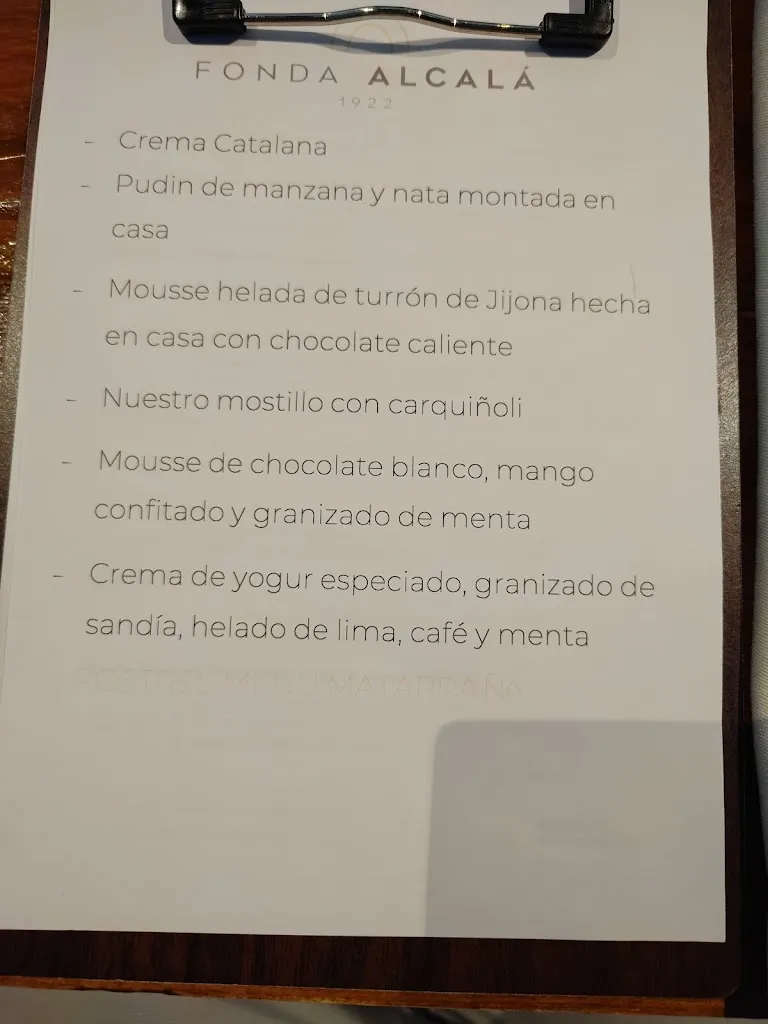 Menü_Fonda Alcalá_Mazaleón_Bild_3