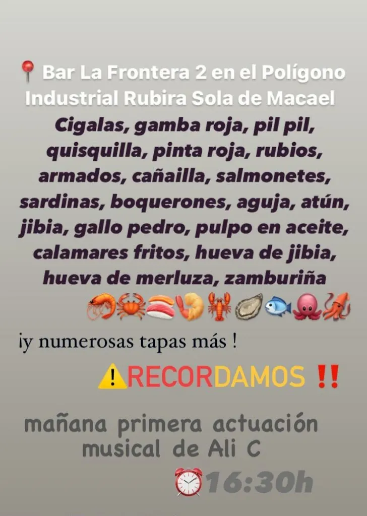 Menu_Bar la frontera 2_Macael_image_2