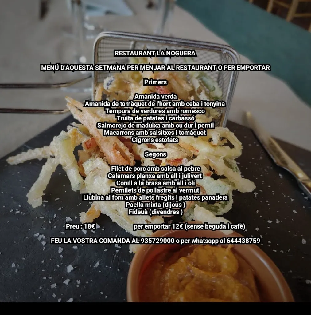 Menu_Restaurant La Noguera_Nogueras_image_3