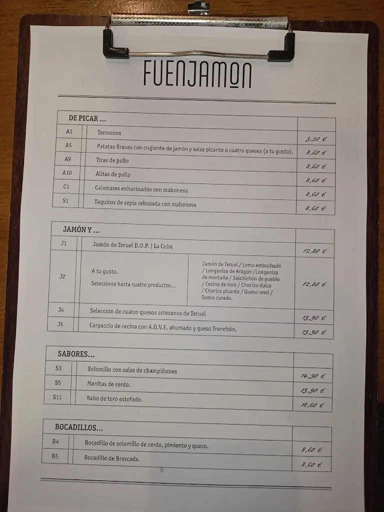 Menu_Fuenjamón_Mora de Rubielos_image_1