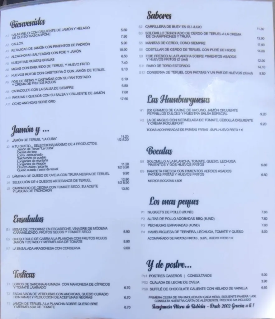 Menu_Fuenjamón_Mora de Rubielos_image_3