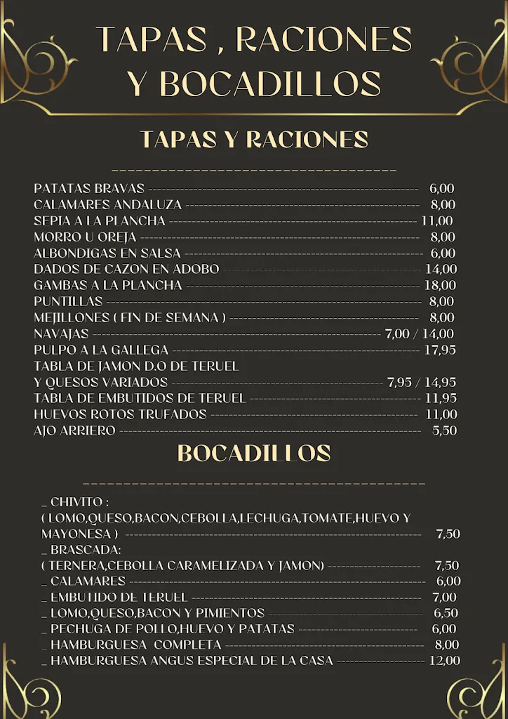 Menu_Bar Botiquin_Mora de Rubielos_image_1