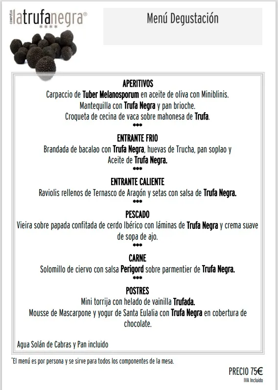 Menu_Restaurante Melanosporum_Mora de Rubielos_image_1