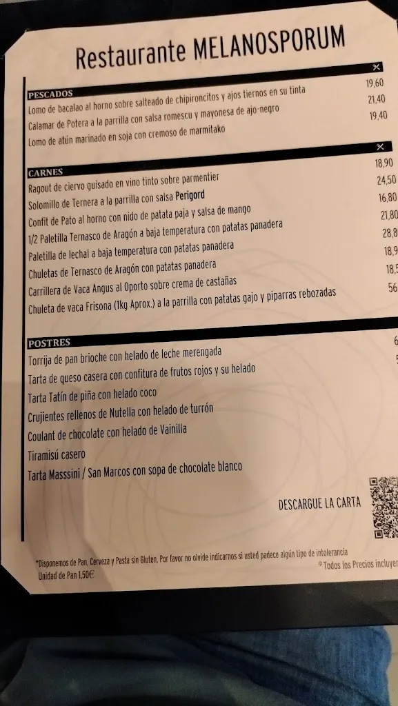 Menu_Restaurante Melanosporum_Mora de Rubielos_image_3