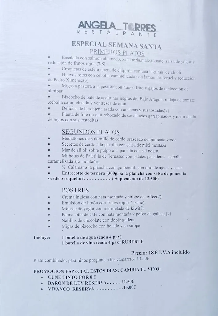 Menu_RESTAURANTE ÁNGELA TORRES._Mora de Rubielos_image_2