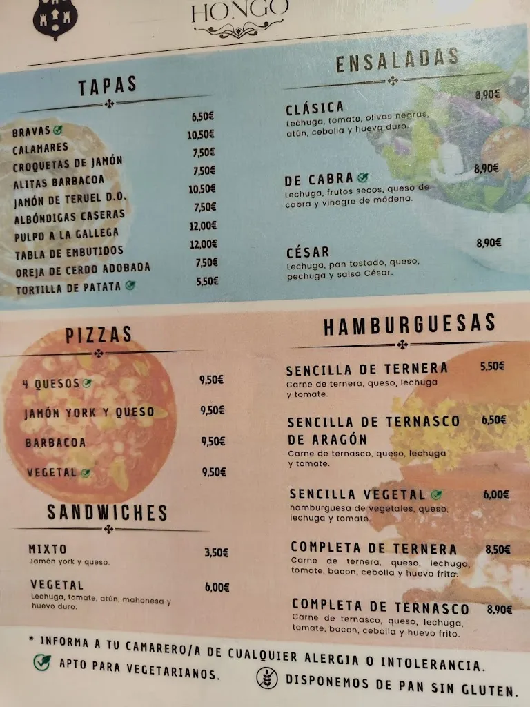 Menu_Bar El Hongo_Mora de Rubielos_immagine_1