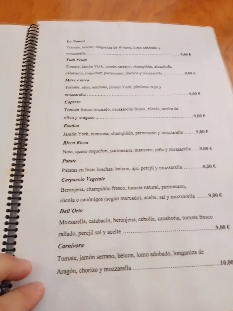 Menu_Pizzeria Il Ponticello_Mora de Rubielos_image_2