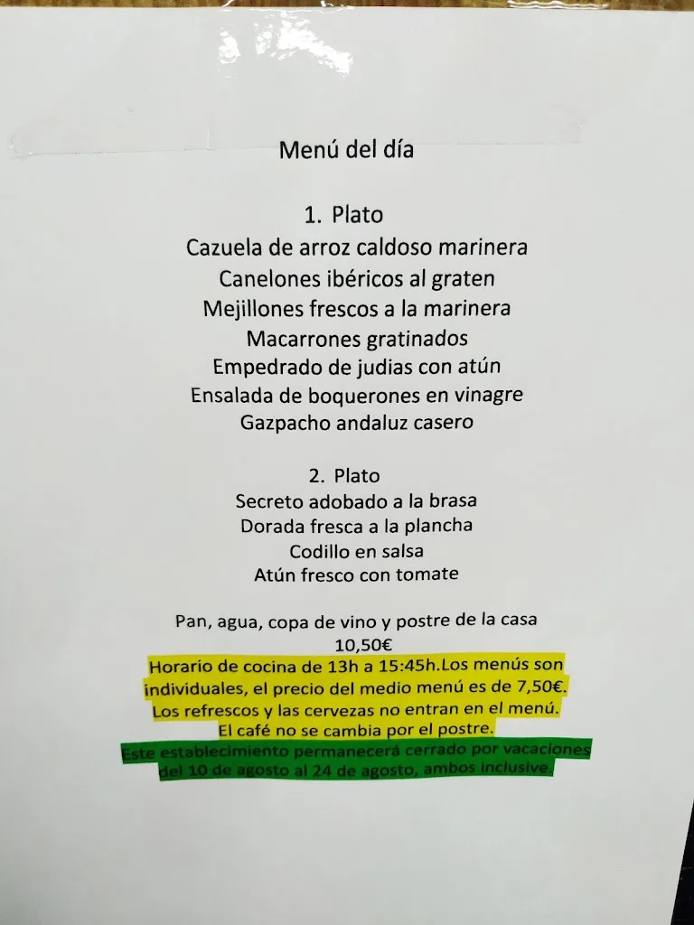 Menu_Restaurant Marisqueria Macael_Macael_image_2