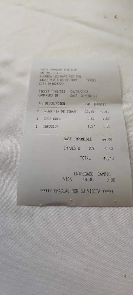 Pablo Delgado_Restaurante Los Tilos_Mora de Rubielos_review