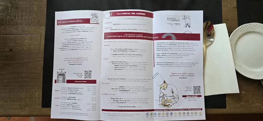 Menu_TABERNA El Convento 1608 - GASTRONOMIC EVENTS_Mora de Rubielos_image_1