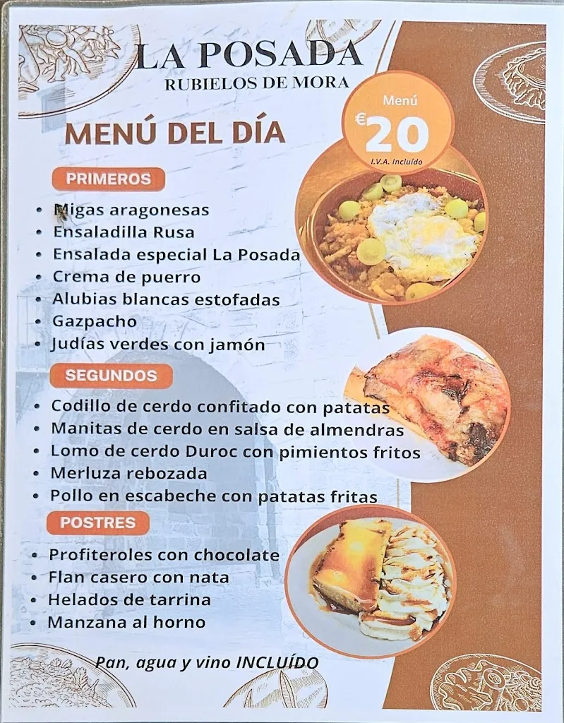 Menu_Bar La Posada_Mora de Rubielos_image_1