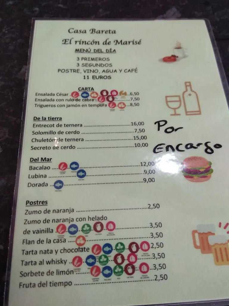 Menu_Bar-Restaurante El Pesador-Casa Bareta_Oliete_image_4