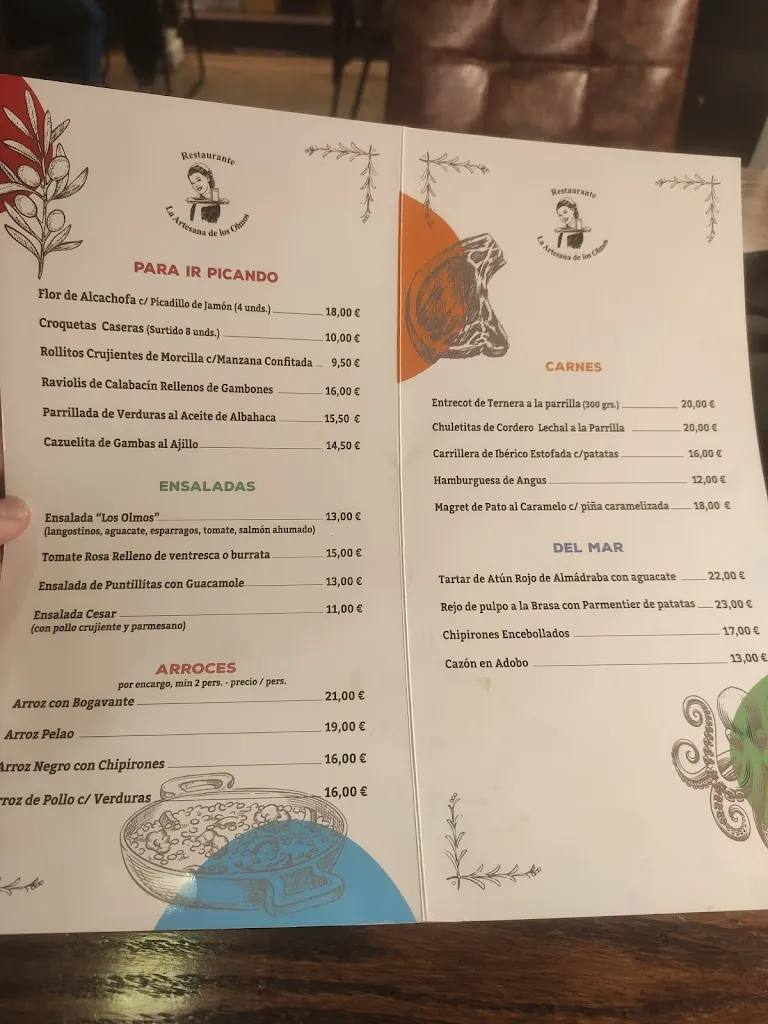 Menu_La Artesana de Los Olmos_Olmos Los_image_4