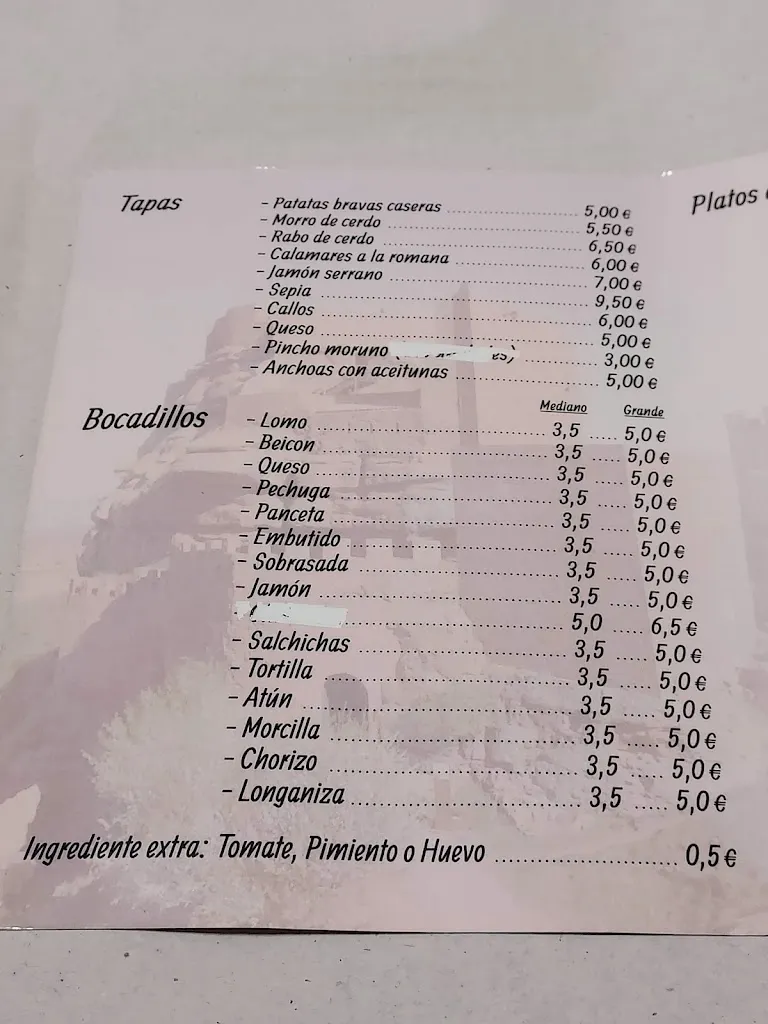 Menu_Bar Tele-Club MSR Multiservicio Rural San Blas de Peracense_Peracense_image_1