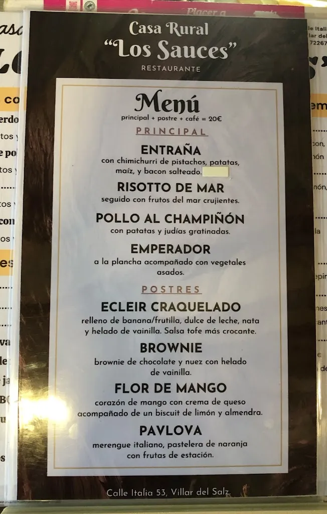 Menu_Apartamentos rurales 