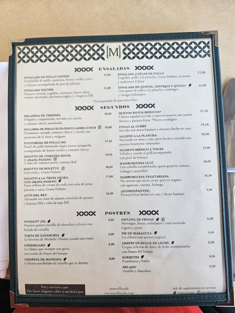 Menu_Murillo Café - Restaurante_Rillo_immagine_1