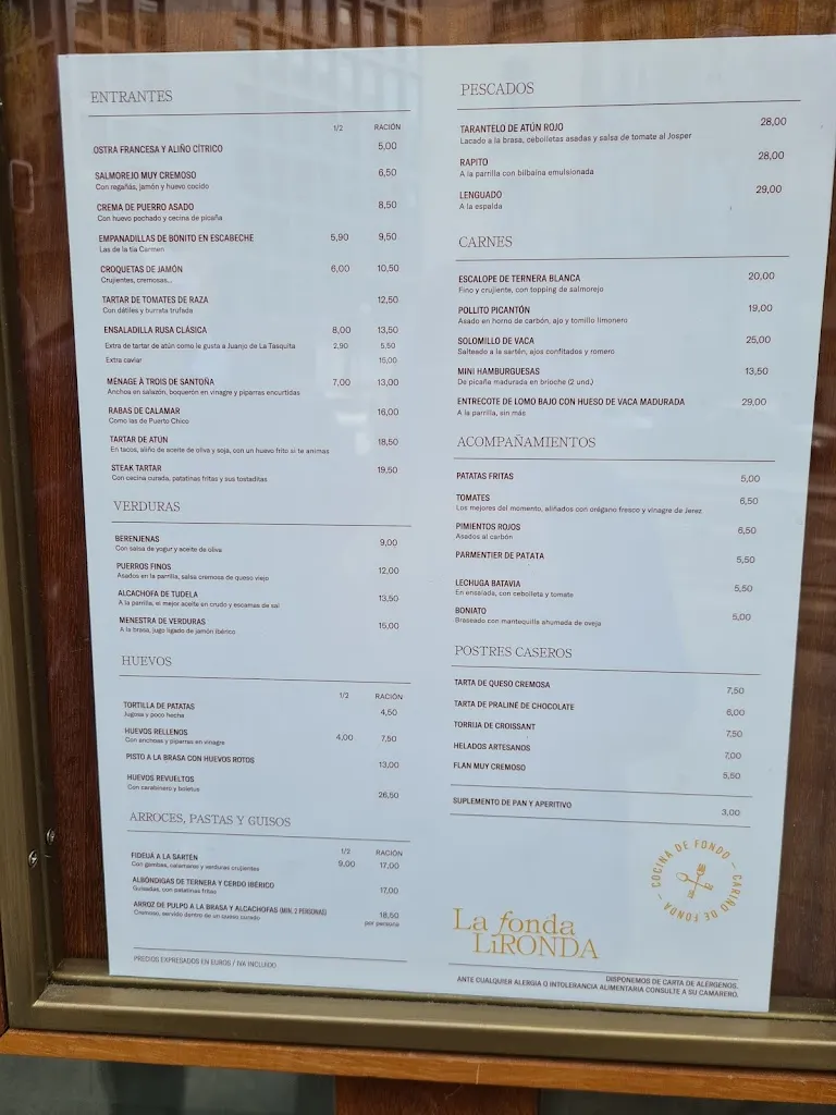 Menu_La Fonda Lironda_Ródenas_image_2