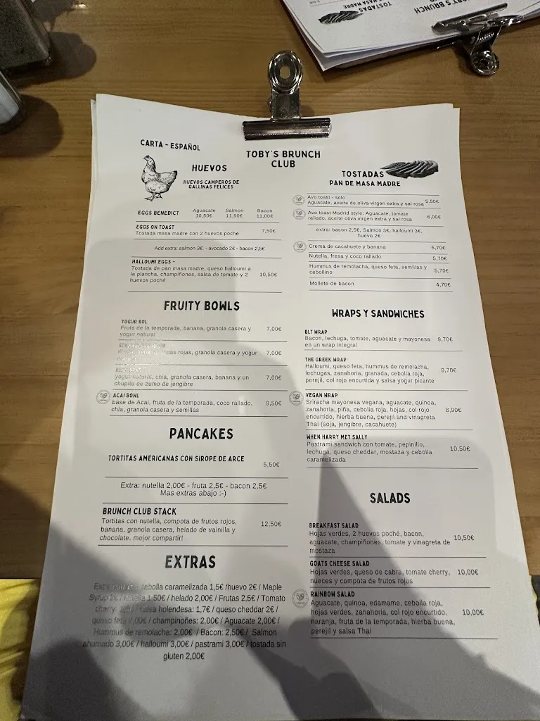 Menu_Toby's Brunch Club_San Agustín_image_4