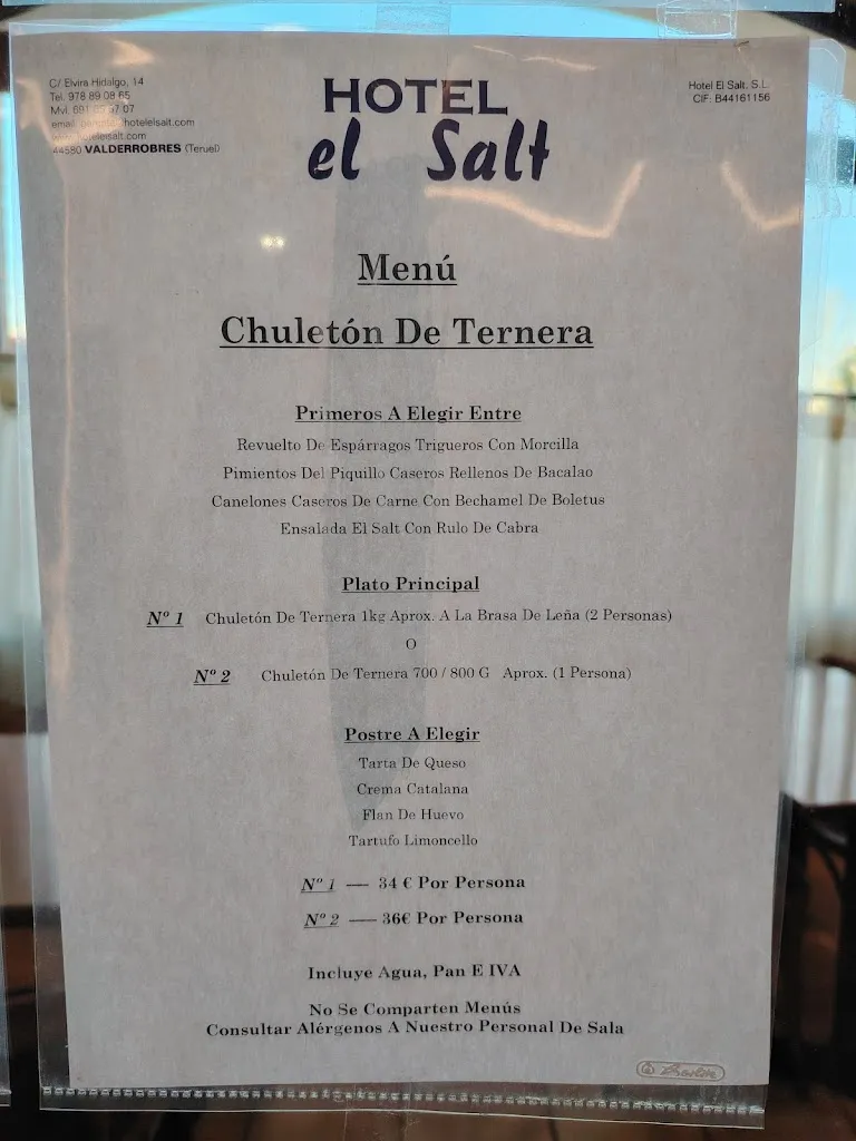 Menu_Hotel Restaurante El Salt_Santa Cruz de Nogueras_image_3
