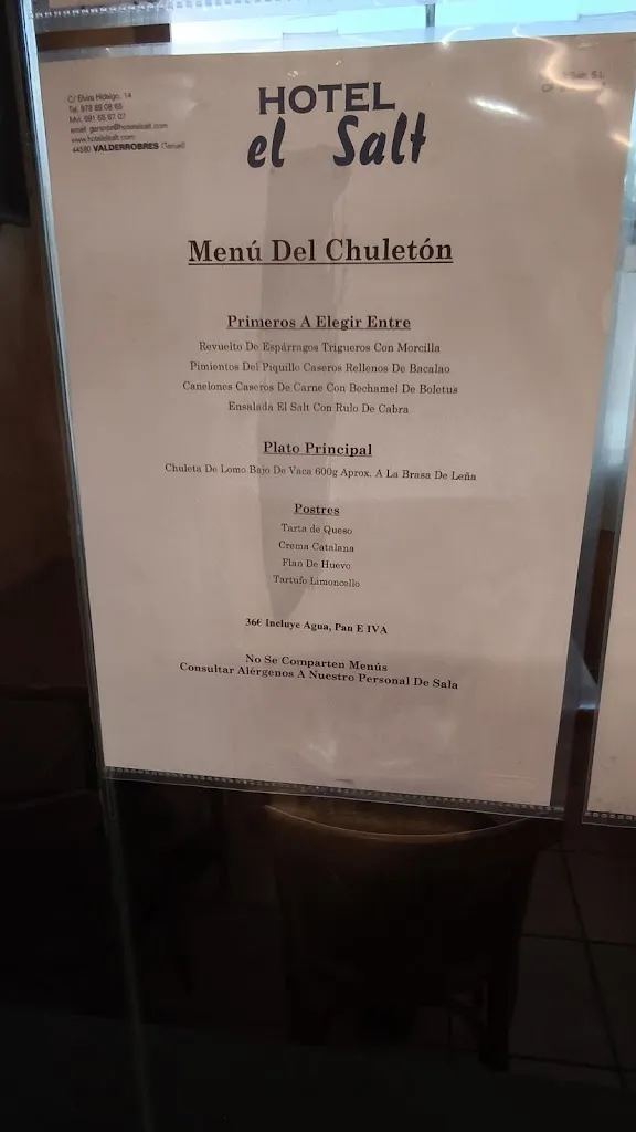 Menu_Hotel Restaurante El Salt_Santa Cruz de Nogueras_image_4