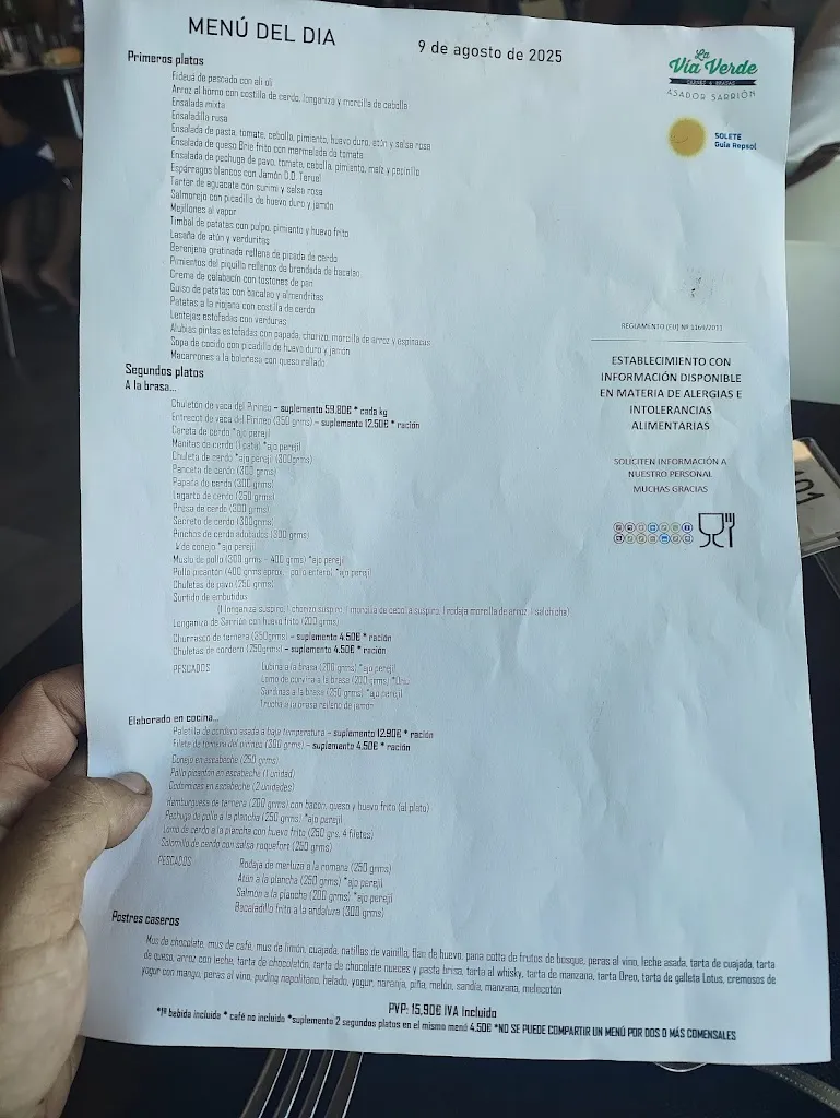 Menu_Restaurante Asador Vía Verde (Sarrión)_Sarrión_image_4
