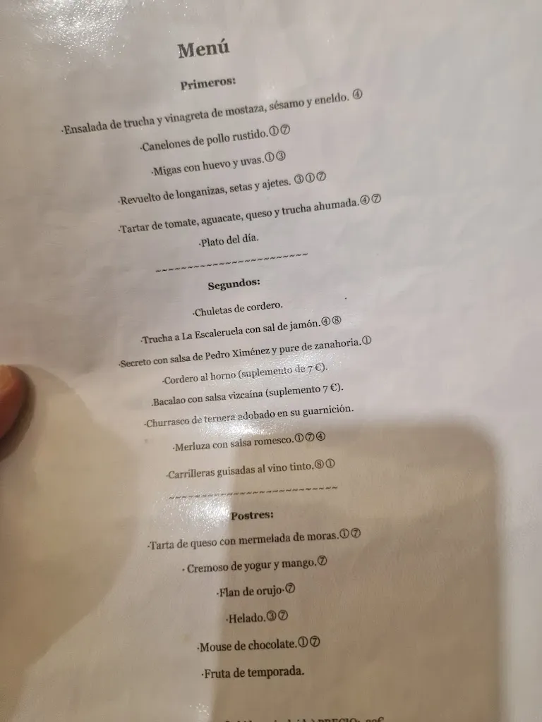 Menu_Restaurante La Escaleruela._Sarrión_image_1