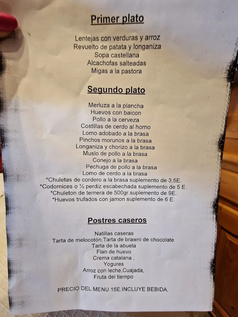Menu_Restaurante La Fragua_Sarrión_image_1
