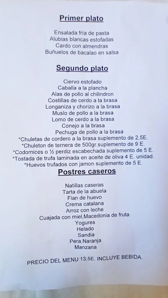 Menu_Restaurante La Fragua_Sarrión_image_2