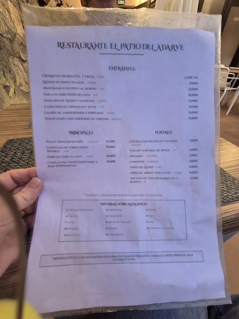 Menu_EL PATIO DEL ADARVE_Toril y Masegoso_image_1