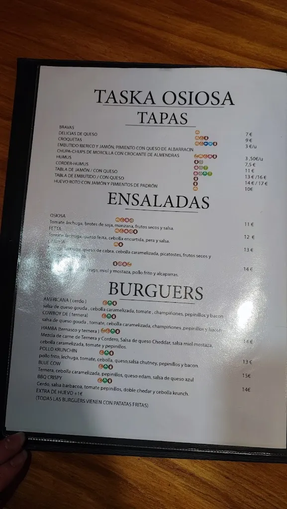 Menu_La Cueva de los Dos_Torres de Albarracín_image_2