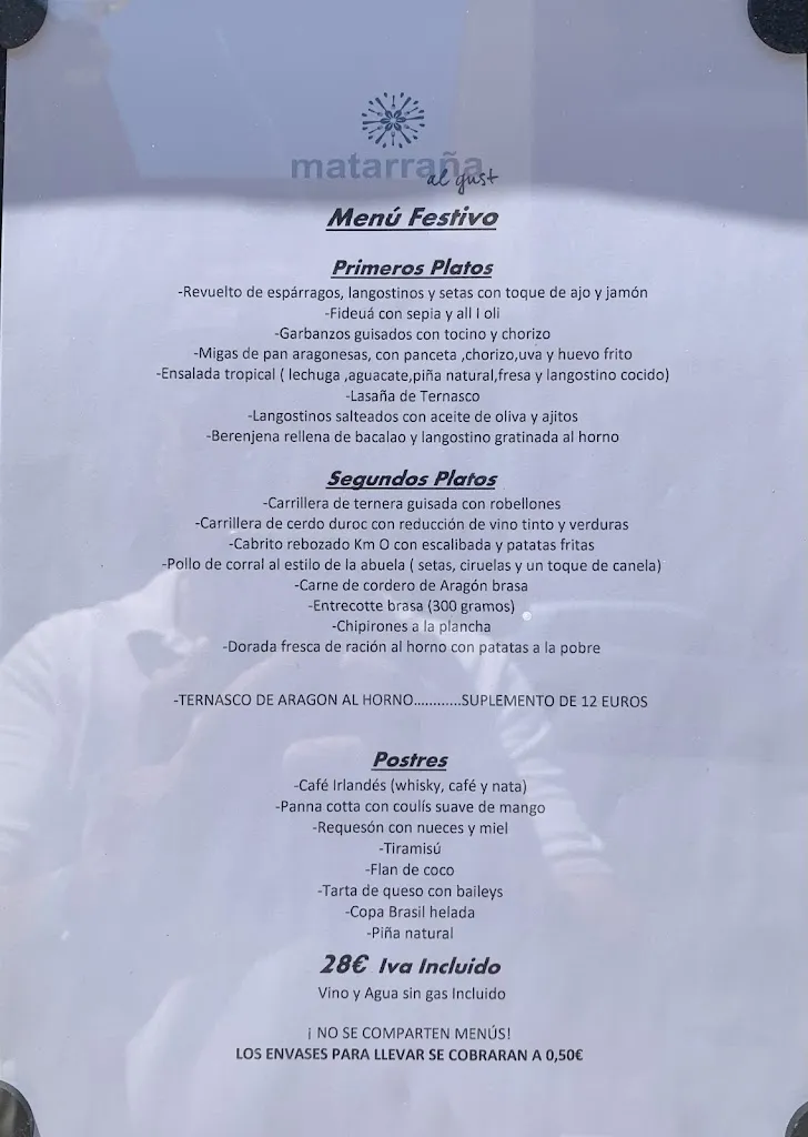 Menu_Matarraña Al Gust_Valderrobres_image_1