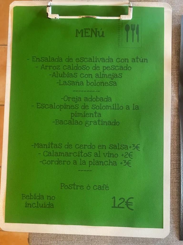 Menu_Bar Restaurante La Telleria_Valjunquera_image_3