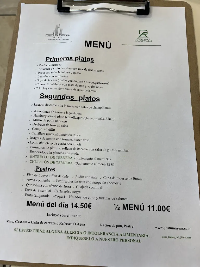 Menu_RESTAURANTE LOS LLANOS DEL JILOCA_Villafranca del Campo_image_4