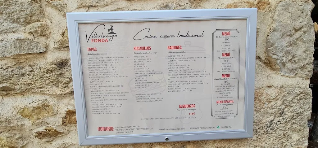 Menu_Fonda Villarluengo Nueva administración_Villarluengo_immagine_4