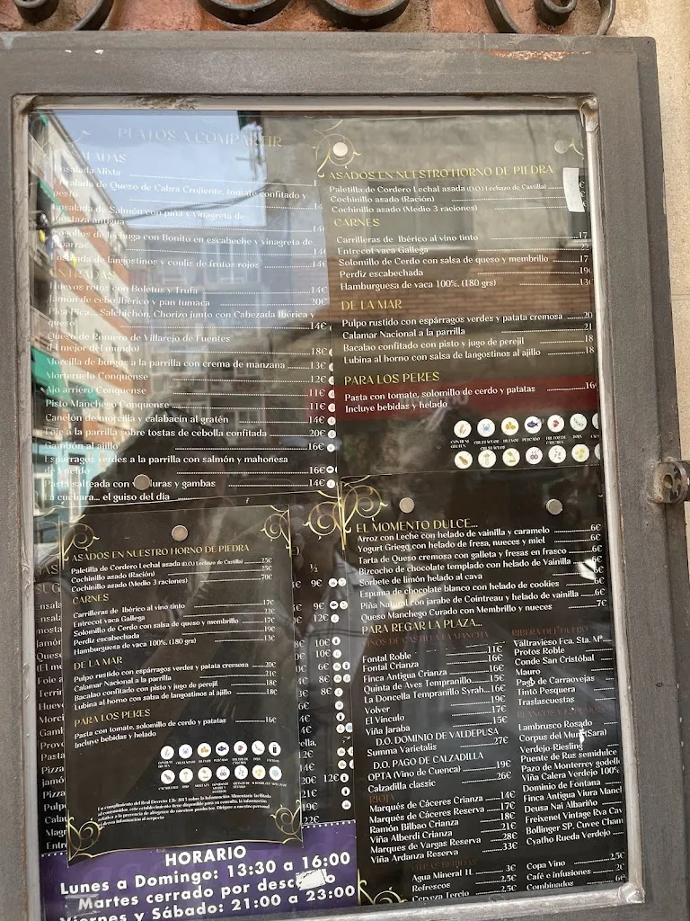 Menu_Restaurante Mesón Nazareno y Oro_Valdecuenca_image_1