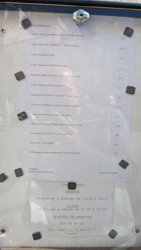 Menu_Restaurante Olea Comedor_Valdecuenca_image_3