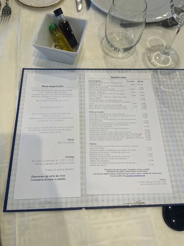 Menü_Restaurante La Terraza_Valdecuenca_Bild_1