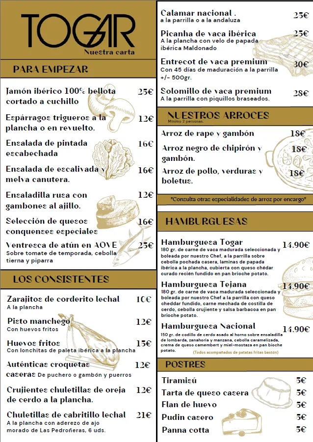 Menu_Restaurante Togar en Cuenca_Valdecuenca_image_1
