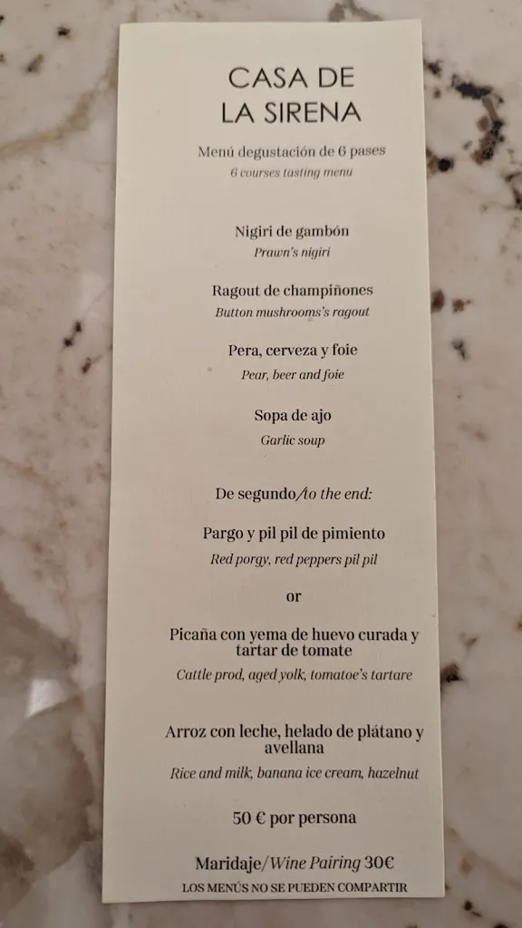 Menu_CASA DE LA SIRENA | Restaurante_Valdecuenca_image_1