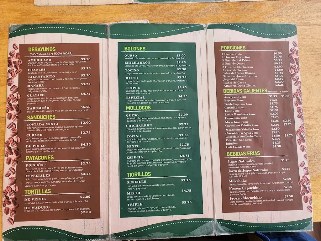 Menu_El Verde 