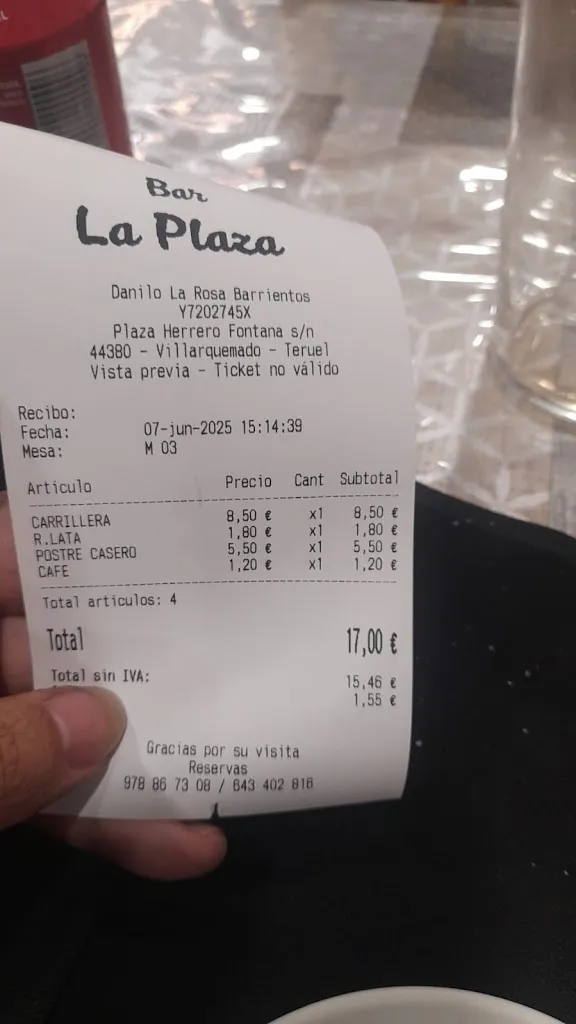 Jorge Botella Giner_Bar La Plaza Villarquemado Teruel_Villarquemado_review