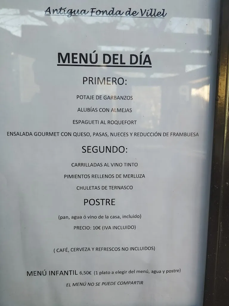 Menu_Antigua Fonda de Villel_Villel_immagine_3