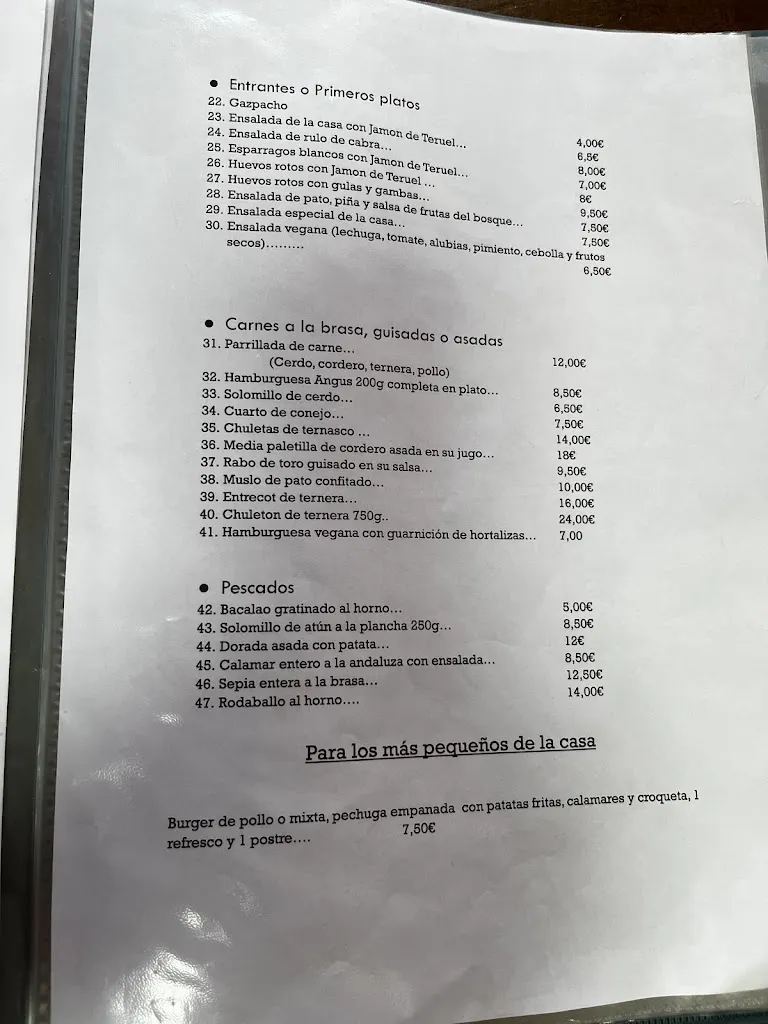 Menu_La Posada_Vivel del Río Martín_image_3