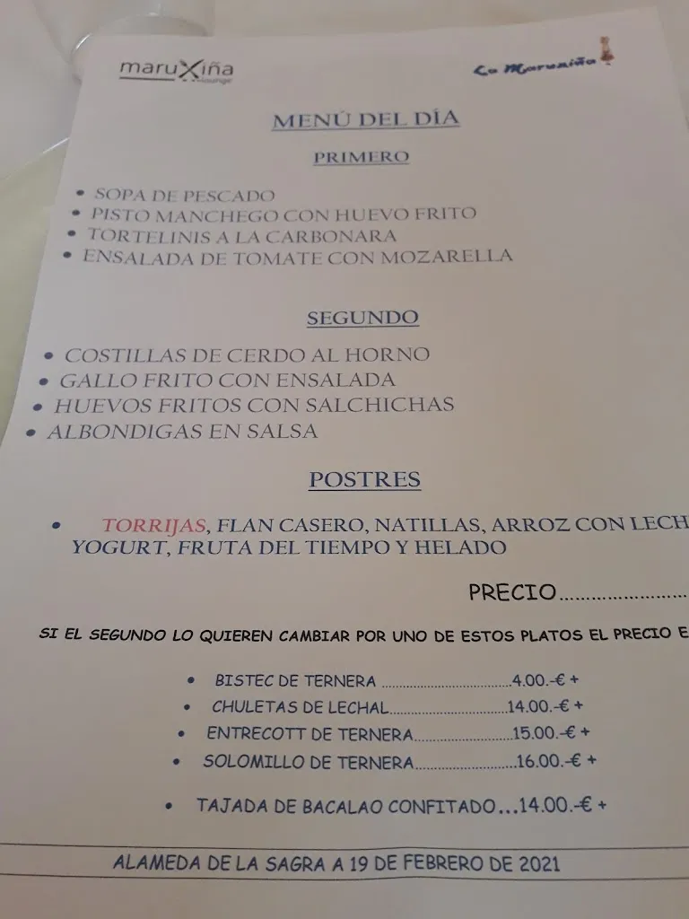 Menu_La Maruxiña_Alameda de la Sagra_image_4
