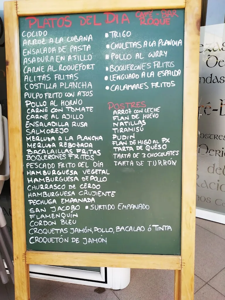 Menü_Café Bar Roque_Mojonera La_Bild_1