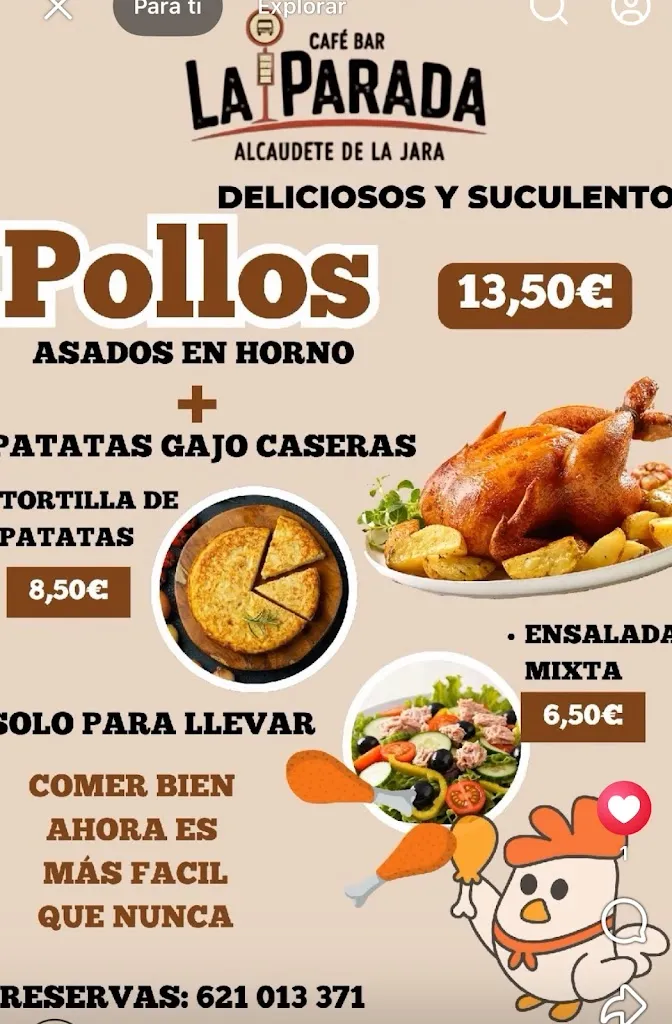 Menu_CAFÉ-BAR LA PARADA._Alcaudete de la Jara_image_1
