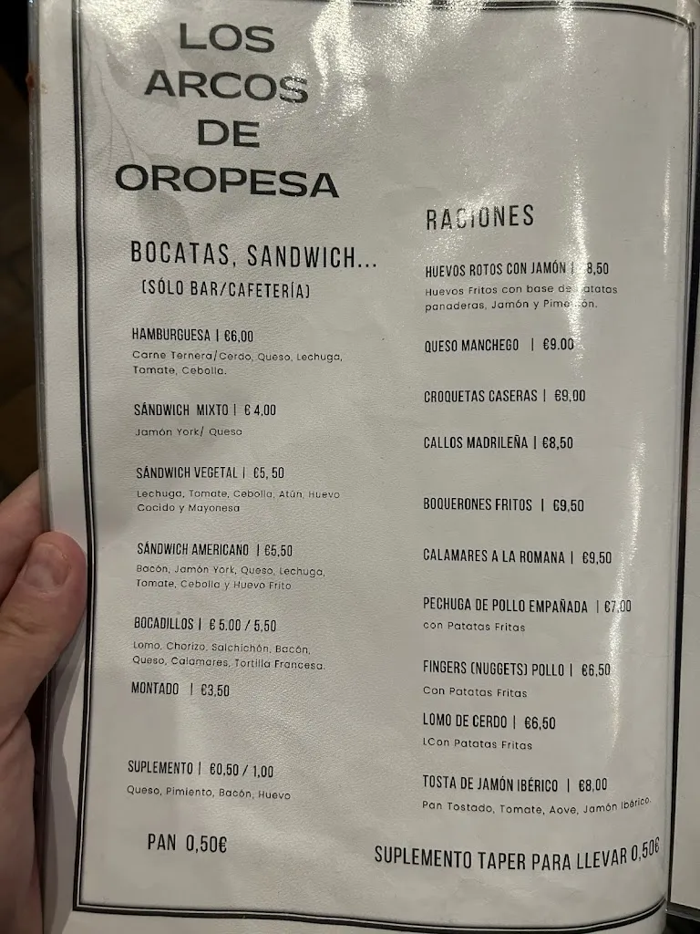 Menu_Los Arcos del Bosque_Alcañizo_image_1